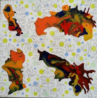 Square Three by George Dolgy | Acrylic on Canvas Square Three